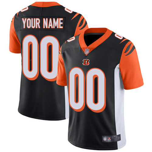 Limited Black Men Home Jersey NFL Customized Football Cincinnati Bengals Vapor Untouchable